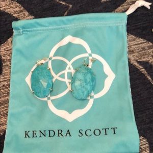Kendra Scott turquoise earrings